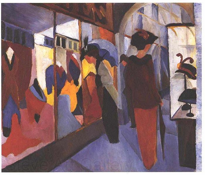 August Macke Fashion Store France oil painting art